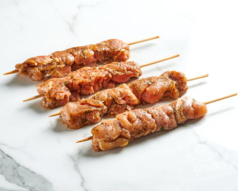 Jamaican Jerk Baby Chicken Skewers