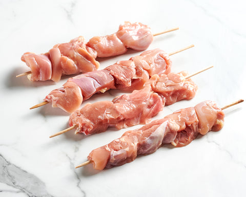 Plain Baby Chicken Skewers