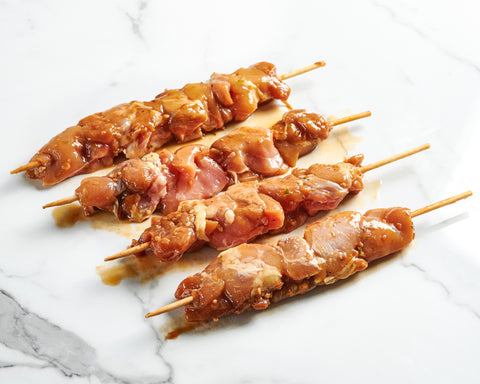 Teriyaki Baby Chicken Skewers