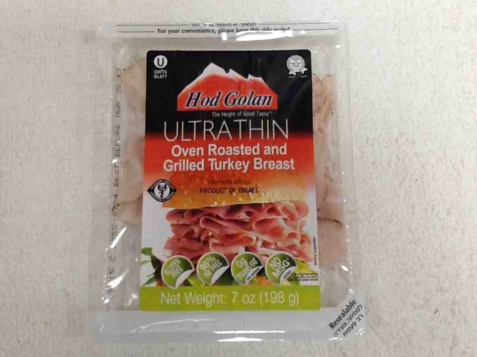 Hod Golan Ultra Thin Oven Roasted And Grilled Turkey Breast