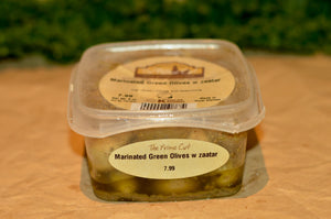 Green Olives with Zaatar