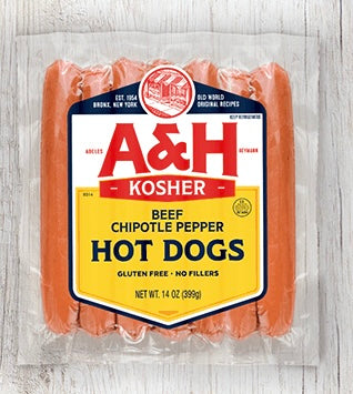 A&H Beef Chipotle Pepper Frankfurters