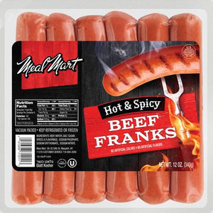 Meal Mart Hot & Spicy Beef Franks